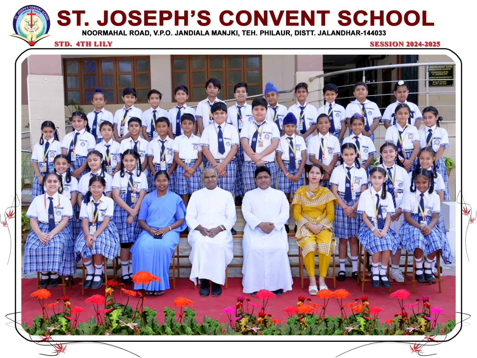 Class IV - Lily Group Photo 2024-2025